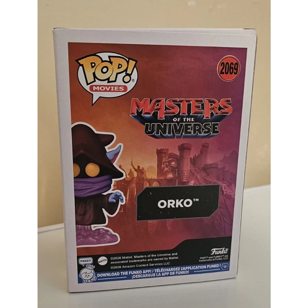 Funko POP! SDCC 2026 Excl Masters Universe MOTU Orko OFFICIAL STICKER In hand